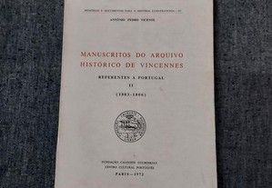 A. P. Vicente-Manuscritos do Arquivo Histórico Vincennes-1972