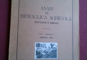 Anais de Hidraúlica Agrícola (Estudos e Obras)-fasc 1-1934