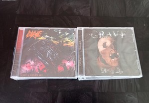 GRAVE - Death Metal Suécia - Cassetes e CD´s novos e selados
