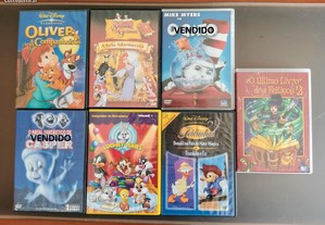 Filmes dvd originais com capa banda desenhada infantil