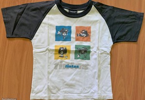 T-Shirt de Criança Unissexo, Fintas, Nova
