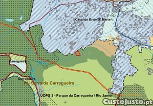 Terreno Rústico com 2560m2 em Dona Maria, Almargem do Bispo