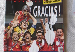 Revista Onze Mundial - Especial Euro 2012 - Inclui Poster Gigante da equipa Espanha