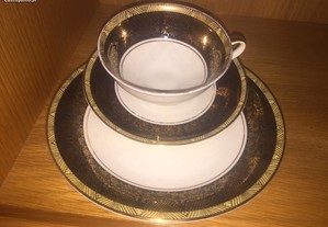 Chávena e prato de Bolo em Porcelana Bavaria