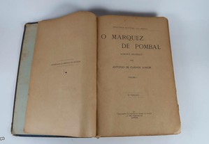 O Marques de Pombal Volume I, 2ª edição de 1901
