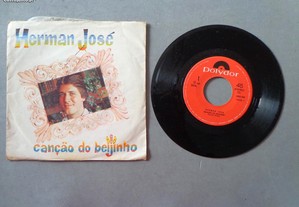 Disco vinil single - Herman José - Canção do Beiji