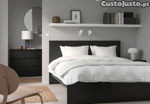 Cama Ikea Malm Nova