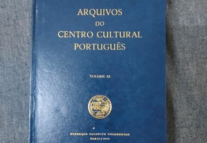 Arquivos do Centro Cultural Português Volume XI Gulbenkian-1977