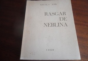 "Rasgar de Neblina" de Graça Cid - 1ª Edição de 1958