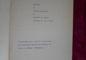 Aspectos de acção Missionária no Distrito de Luanda (Período 1940-1960).
