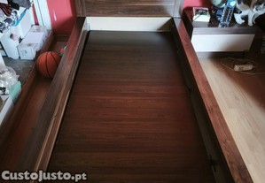 Quarto de cama completo de solteira