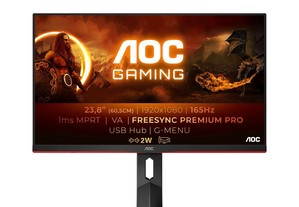 Monitor AOC Gaming 24" 24G2SU VA FHD 165Hz FreeSync 1ms