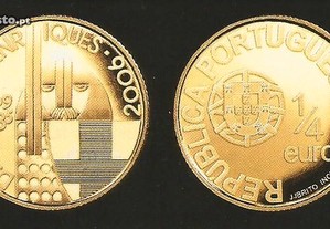 Espadim - Moeda de 1/4 de euro de 2006 - Ouro