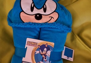 Manta polar com capuz Sonic