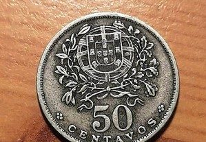 Moeda Portugal 50 Centavos 1935 MBC+