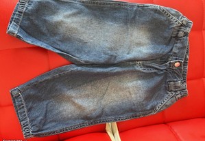 Calças jeans de bebê 12-18 meses