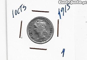 10 Centavos 1915 Prata