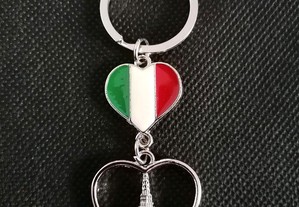 4 Porta chaves diversos, Brasil, Itália, França
