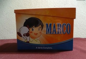 DVD-Marco/A série completa/5 discos em lancheira metálica