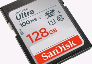 Cartão memória SD 128gb