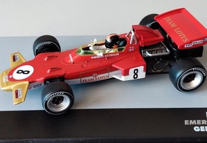 * Miniatura 1:43 Lotus 72D | Emerson Fittipaldi (GP Alemanha 1971)