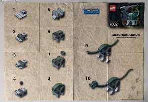 Poster / Manual Lego 7002 - Brachiosaurus