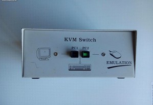 KVM Switch 2Pc - 1Teclado+1Rato