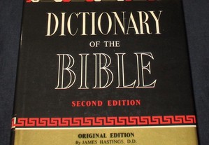 Livro Dictionary of the Bible James Hastings