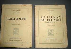 2 volumes das Obras Completas de Sousa Costa