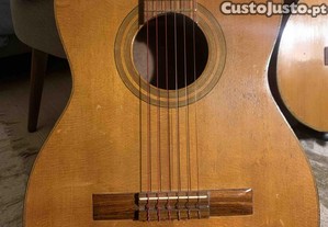 Guitarra clssica antiga luthier Jacques Favino anos 60