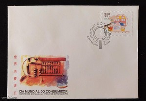 FDC - envelope do 1. dia - Dia Mundial do Consumidor - Macau - 1995