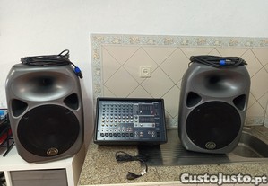 Colunas Peavey pro 12p Amplificadas