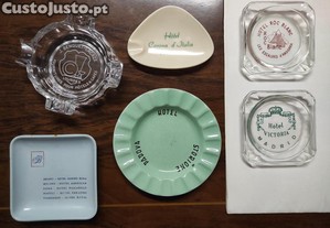 Colecção de cinzeiros de hotel vintage