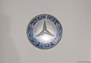 Centro Jantes Mercedes AMG 75mm Azul