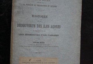Histoire de la Découvert des iles Açores et Lorig