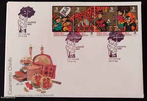 FDC - envelope do 1. dia - Casamento Chinês - Macau - 1993