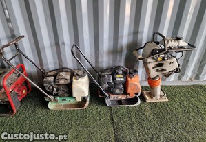 Placas conpactadoras e saltito