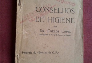 CP Caminhos de Ferro-Carlos Lopes-Conselhos de Higiene-1934