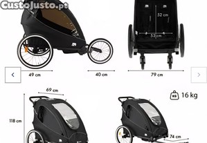 Car Bike 3 em 1. 2 crianças