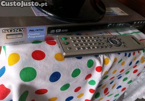 Dvd sony com comando como novo