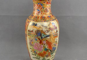 Jarrão / Jarra Porcelana da China  decorado flores e pássaros