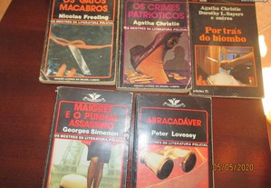 5 livros colecção vampiro e alibi
