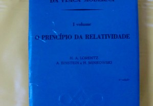 O princípio da relatividade (I volume) de H. A. Lorentz / A. Einstein