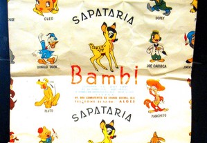 Antigo saco de papel da Saparia BAMBI - Lisboa
