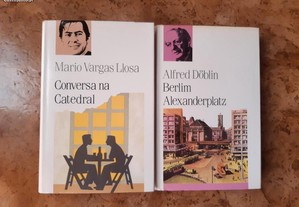 Obras de Mário Vargas Llosa e Alfred Doblin