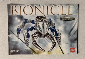 Manual Lego Bionicle 8747 - Visorak Suukorak