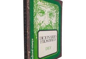 Dicionário filosófico (Volume II - DEF)
