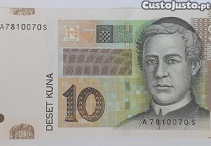 Croácia 10 Kuna 2001 UNC