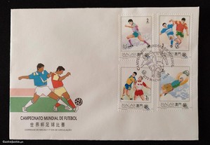 FDC - envelope do 1. dia - Campeonato Mundial de Futebol - Macau - 1994