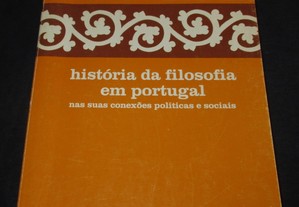 Livro História da Filosofia em Portugal Manuel Dias Duarte